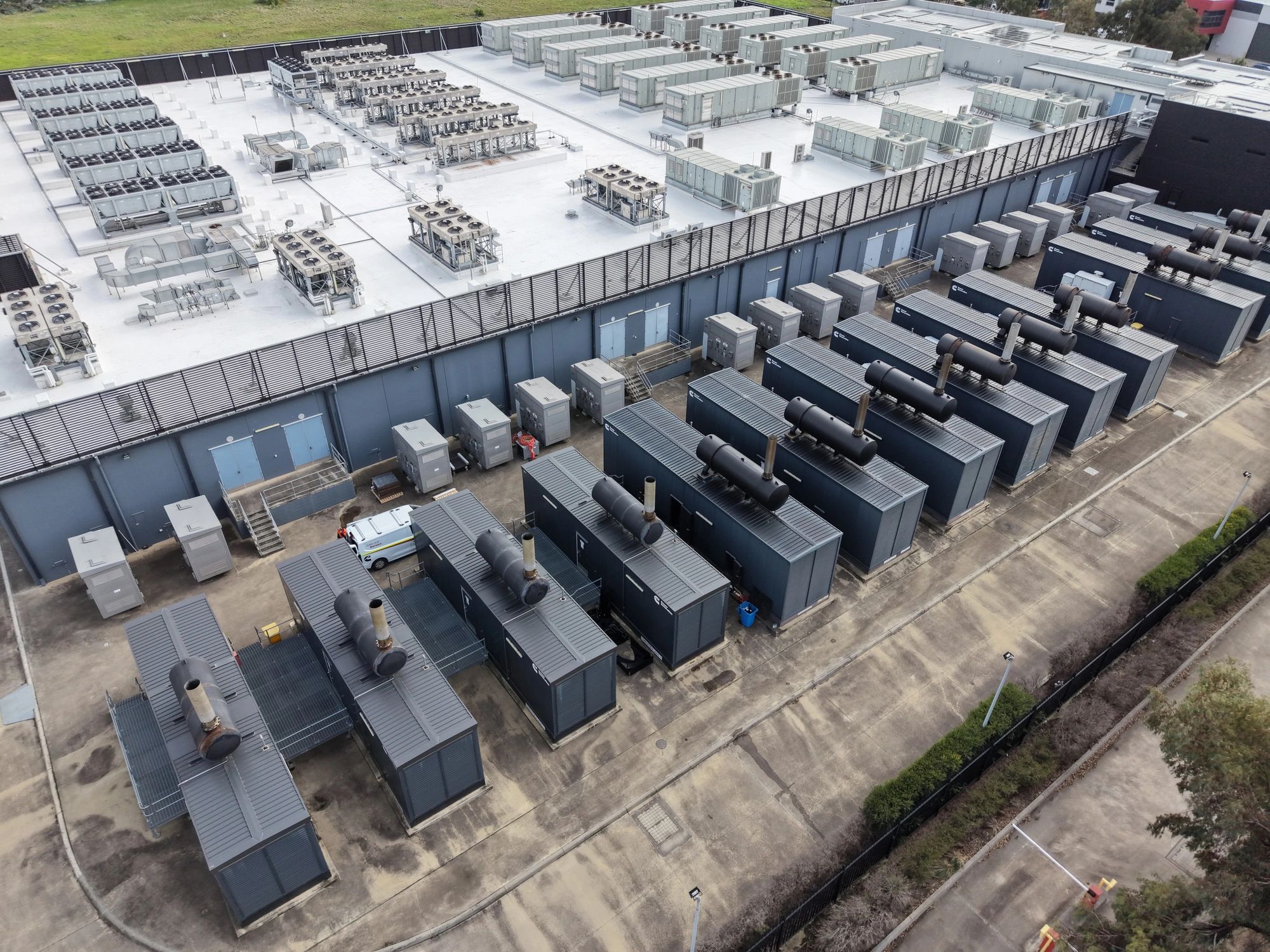 Secure data centre infrastructure representing protected information